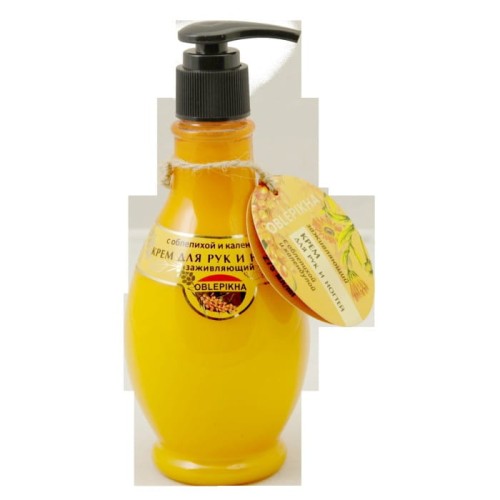 OBLEPIKHA Krem do rąk i paznokci z olejkiem z rokitnika i nagietka 275 ml