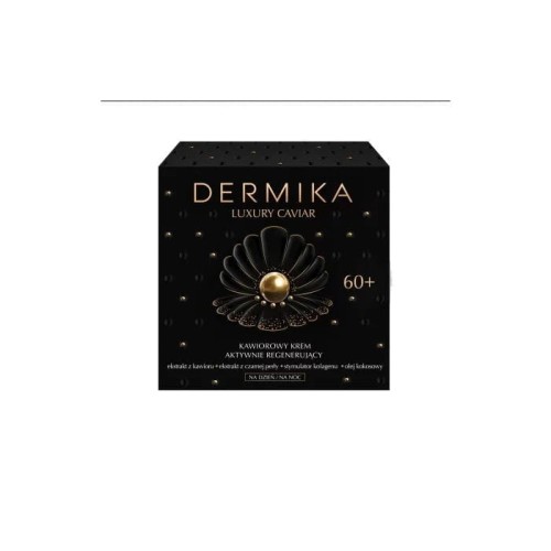 Dermika Luxury Caviar 60+ Kawiorowy Krem aktywnie regenerujący na dzień i noc  50ml