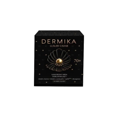 Dermika Luxury Caviar 70+ Kawiorowy Krem odbudowujący na dzień i noc  50ml