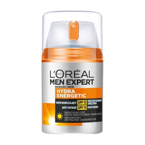 LOREAL Men Expert Hydra Energetic Krem nawilżający przeciw oznakom zmęczenia SPF15 50 ml