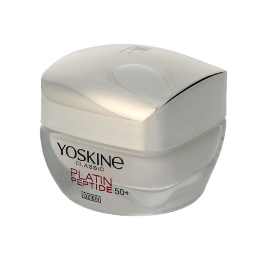 YOSKINE Platin Peptide 50+ Krem przeciwzmarszczkowy na dzień cera normalna i sucha SPF10 50 ml