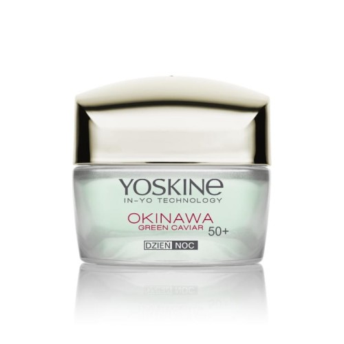 YOSKINE Okinawa Green Caviar 50+ Krem przeciwzmarszczkowy z kawiorem Rozświetlenie i lifting 50 ml