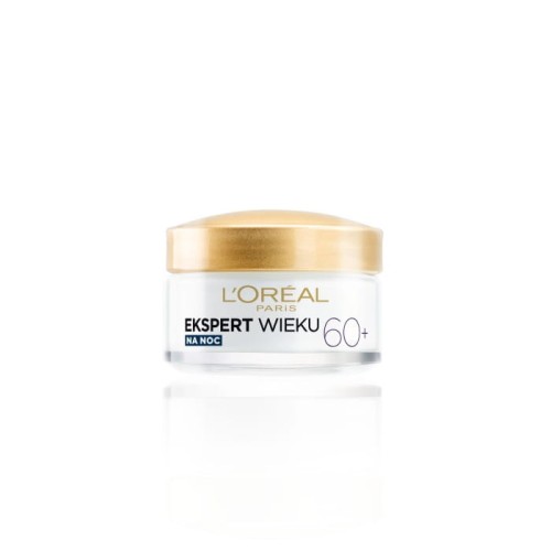 LOREAL Ekspert Wieku 60+ Przeciwzmarszczkowy Krem odbudowujący na noc 50 ml
