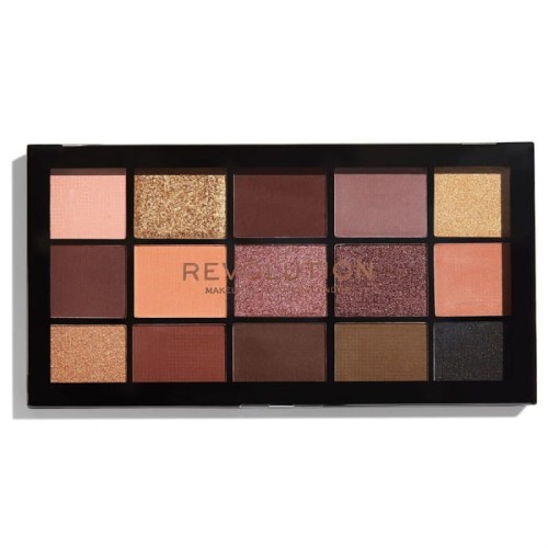 REVOLUTION Reloaded Velvet Rose Paleta 15 cieni do powiek