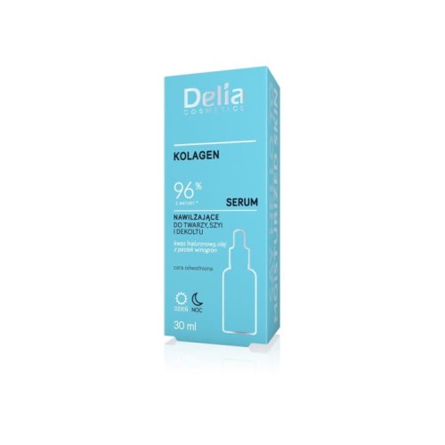 DELIA Serum do twarzy, szyi i dekoltu Kolagen 96% 30 ml