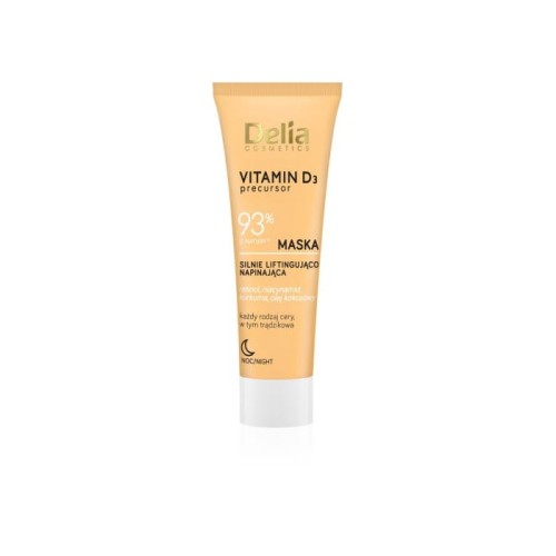 Delia Cosmetics Vitamin D3 Silnie Liftingująca Maska napinająca na noc 50ml