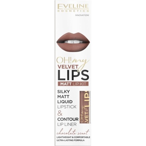 EVELINE Oh! My Lips Maximizer Błyszczyk powiększający usta Chocolate 4.5 ml