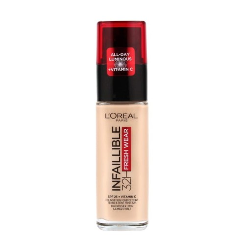LOREAL Infaillible 32H Fresh Wear Długotrwały podkład do twarzy 100 Linen 30 ml