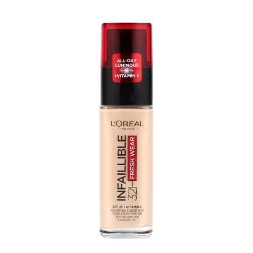 LOREAL Infaillible 32H Fresh Wear Długotrwały podkład do twarzy 130 True Beige 30 ml