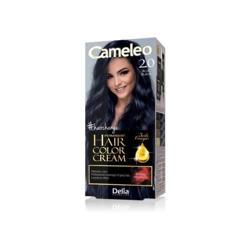 DELIA COSMETICS CAMELEO OMEGA Farba permanentna 2.0  Blue Black