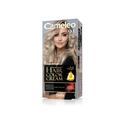 DELIA COSMETICS CAMELEO OMEGA Farba permanentna 9.1 Ultimate Ash Blond