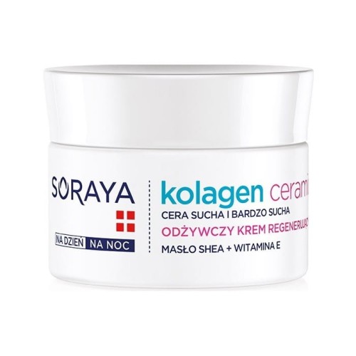 Soraya Kolagen Ceramidy Krem odżywczy regenerujący na dzień i noc  50ml