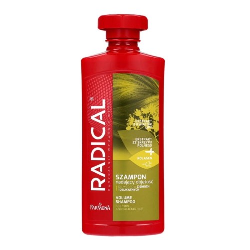 RADICAL Szampon nadający objętość do włosów cienkich i delikatnych 400 ml
