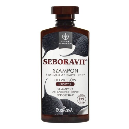 FARMONA Seboravit Szampon z wyciągiem z czarnej rzepy do włosów tłustych 300 ml