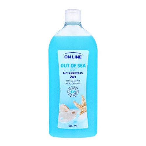 On Line Żel i Płyn do kąpieli 2w1 Out of Sea 980ml