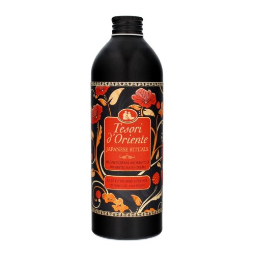 TESORI D`ORIENTE Kremowy Płyn do kąpieli Japanese Rituals - Tsubaki Oil &amp; Peony 500ml