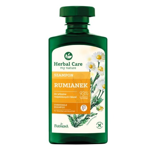 HERBAL CARE Szampon do włosów rozjaśnionych i blond Rumiankowy 330 ml