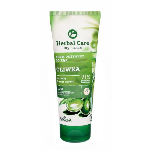 HERBAL CARE Krem odżywczy do rąk Oliwka 100 ml