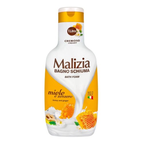 MALIZIA Płyn do kąpieli Miód &amp; Imbir 1000 ml