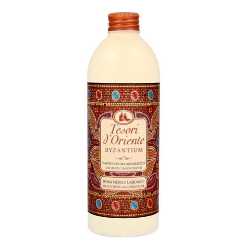 TESORI D`ORIENTE Kremowy Płyn do kąpieli Byzantium - Black Rose &amp; Labdanum 500ml