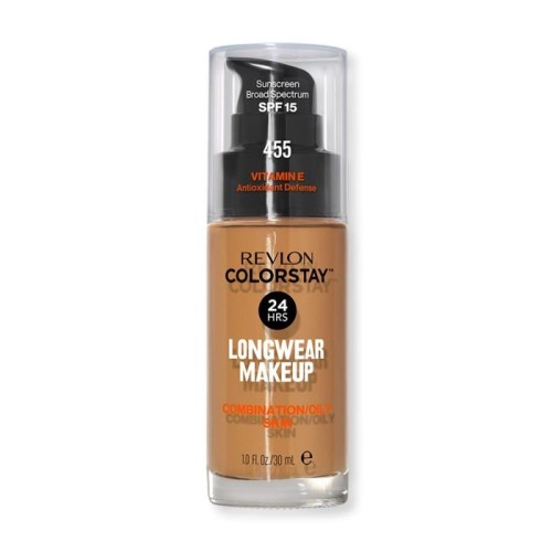 Revlon Colorstay 24H Longwear Podkład kryjąco-matujący nr 455 Honey Beige - cera mieszana i tłusta 30ml