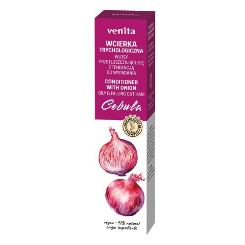 VENITA Trichological Formula Wcierka trychologiczna Cebula - do włosów przetłuszczających się z tendencją do wypadania 100ml