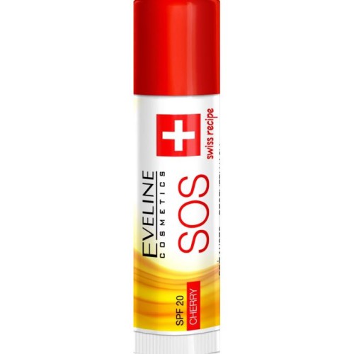 EVELINE SOS Odżywczo-regenerujący balsam do ust Cherry