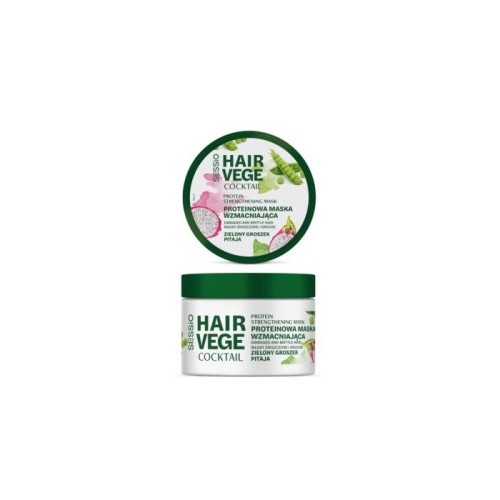 CHANTAL Sessio Hair Vege Proteinowa maska wzmacniająca - Zielony Groszek i Pitaja 250 ml