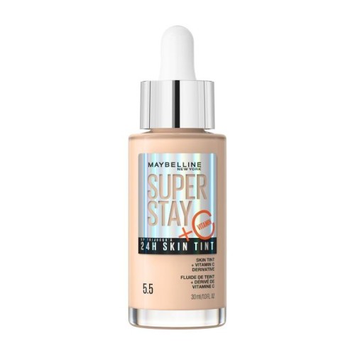 MAYBELLINE Super Stay 24H Skin Tint Rozświetlający Podkład do twarzy z witaminą C nr 5.5 - 30ml