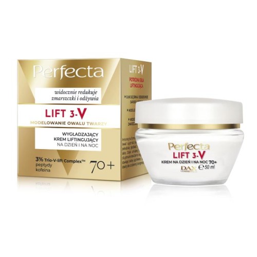 PERFECTA Lift 3-V 70+ Wygładzający krem liftingujący na dzień i na noc 50 ml