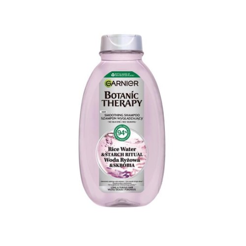 GARNIER Botanic Therapy Wygładzający Szampon do włosów długich Replumping Rise Water &amp; Starch (woda ryżowa i skrobia) 400 ml