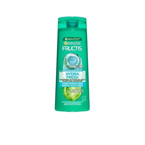 GARNIER Fructis Hydra Fresh Szampon do włosów przetłuszczających się z suchymi końcówkami  400 ml