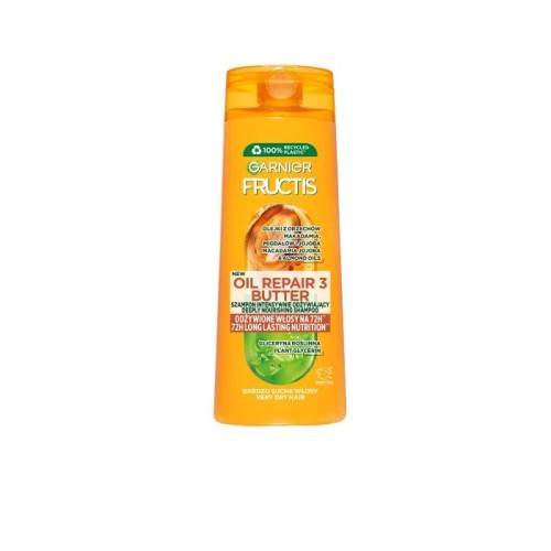GARNIER Fructis Oil Repair 3 Butter Szampon do włosów bardzo suchych i zniszczonych  400 ml