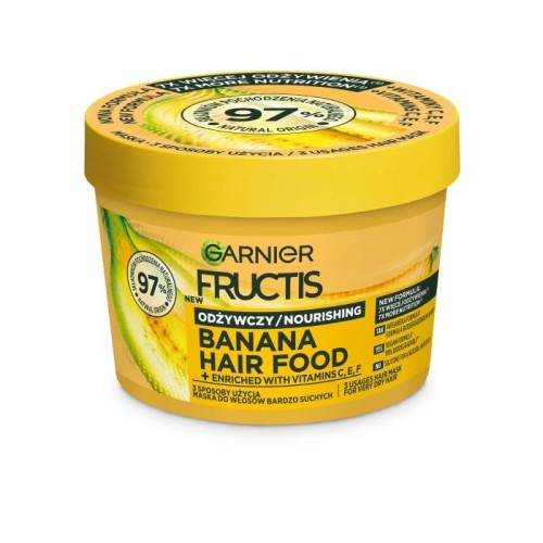 GARNIER Fructis Hair Food Maska odżywcza do włosów suchych - Banana 400 ml