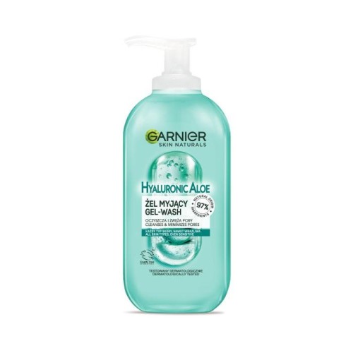 GARNIER Skin Naturals Hyaluronic Aloe Żel oczyszczający i zwężający pory - cera każdego rodzaju 200 ml