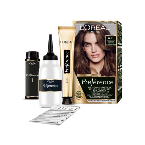 LOREAL Preference Farba do włosów 4.15 Intensywny Głęboki Brąz 1 op.