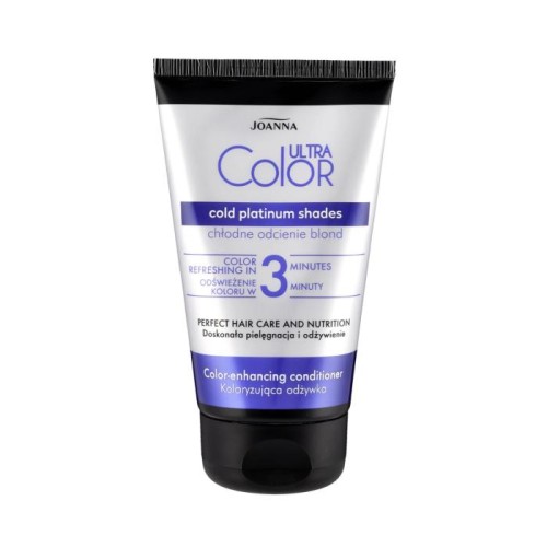 JOANNA Ultra Color Koloryzująca odżywka do włosów 3-minutowa - chłodne odcienie blond, 100 g