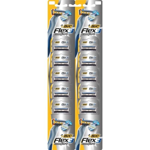 Bic Maszynka do golenia BIC Flex 03 Comfort  karta 10szt.