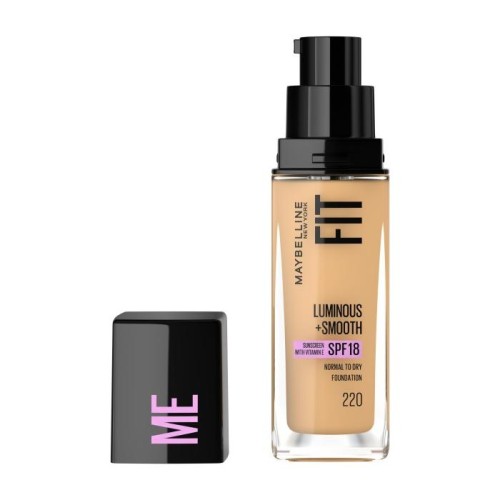 MAYBELLINE Fit Me! Rozświetlający Podkład do twarzy Luminous+Smooth nr 220 Natural Beige 30ml