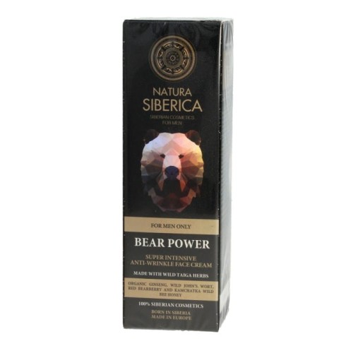 Natura Siberica Men Krem do twarzy Bear Power Przeciwzmarszczkowy  50ml