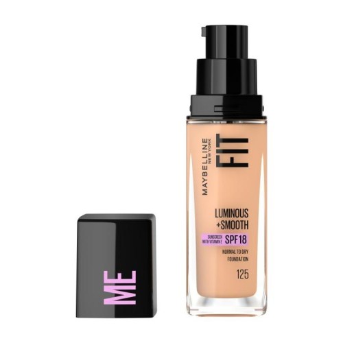 MAYBELLINE Fit Me! Rozświetlający Podkład do twarzy Luminous+Smooth nr 125 Nude Beige 30ml