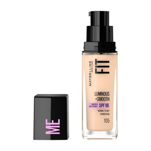 MAYBELLINE Fit Me! Rozświetlający Podkład do twarzy Luminous+Smooth nr 105 Natural Ivory 30ml