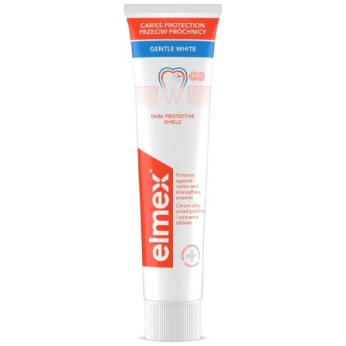 ELMEX Gentle White Pasta do zębów przeciwko próchnicy, wybielająca 75 ml