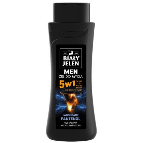 BIAŁY JELEŃ Men Żel do mycia ciała 5w1 - dla mężczyzn 300 ml