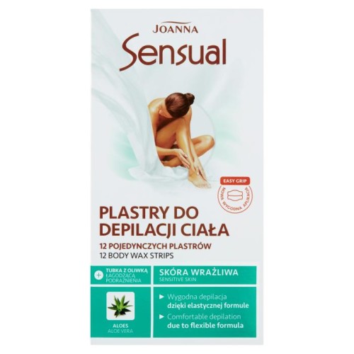 JOANNA DEPIL SENS.Plastry do ciała Aloes new
