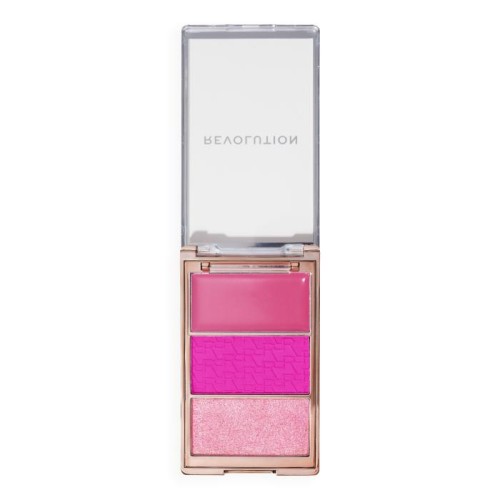 REVOLUTION Paleta Różów do policzków Icon Hot Pink Flag