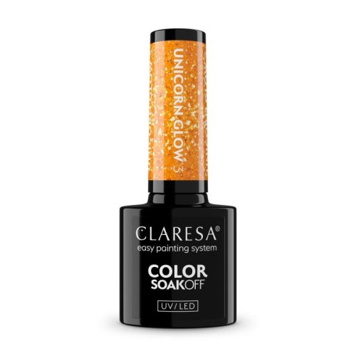 CLARESA N Lakier hybrydowy Unicorn Glow 03 5 g
