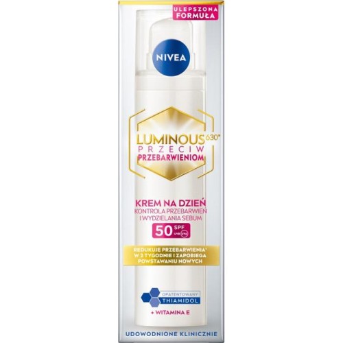 NIVEA Luminous Krem przeciw przebarwieniom na dzień SPF 50