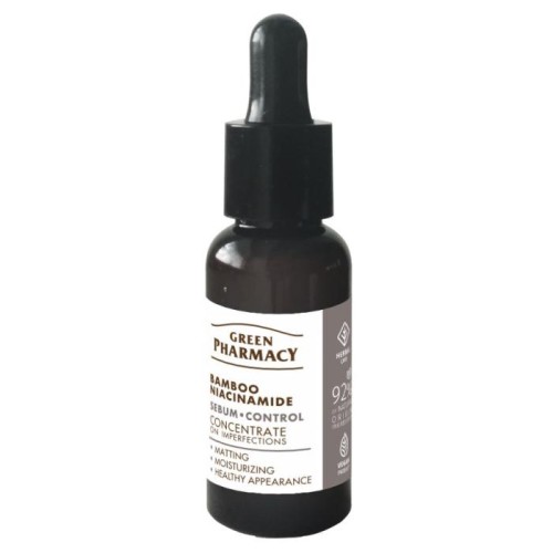 GREEN PHARMACY Bambus + Niacynamid Koncentrat przeciw niedoskonałościom 30 ml