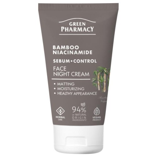 GREEN PHARMACY Bambus + Niacynamid Krem do twarzy na noc 50 ml